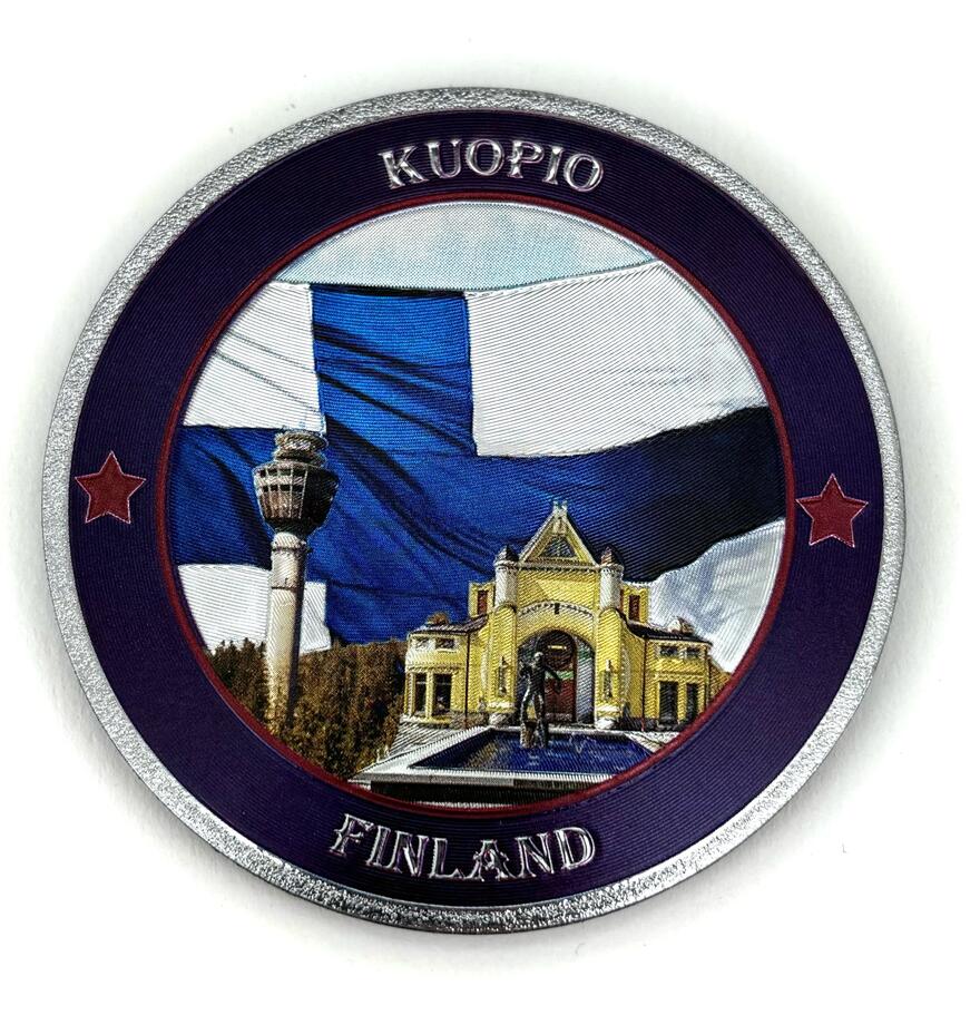 Magneetti foliopinta Kuopio 7 cm