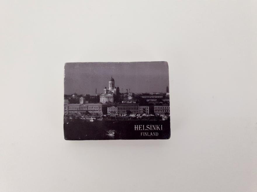 Kivimagneetti Helsinki mu/valk. 6x4,5cm