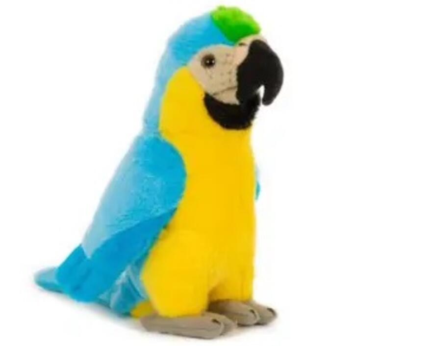 Papukaija 20cm sininen